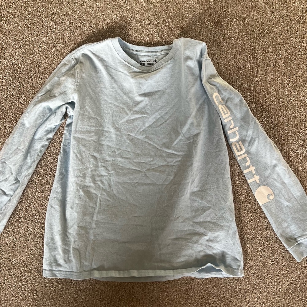 Baby blue Carhartt long sleeve